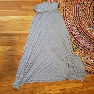 Body Central Gray Maxi Skirt